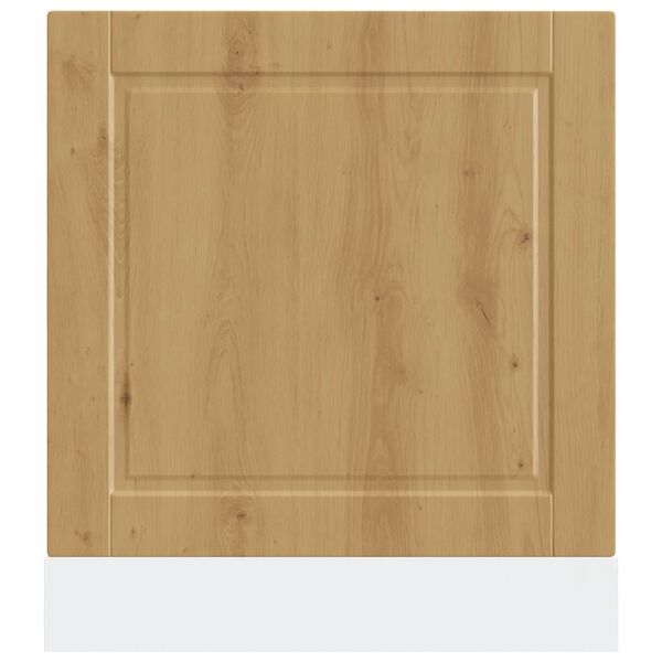 vidaXL Dishwasher Panel Porto Artisan Oak 60x1.5x67 cm Engineered Wood