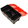 vidaXL Tool Box Plastic 462x256x242 mm Red