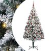 vidaXL Artificial Christmas Tree with 300 LEDs with Stand Green 210 cm