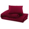 vidaXL Duvet Cover Set Bordeaux 225x220 cm Light-weight Microfiber