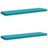 vidaXL 2-Piece Bench Cushions VUGHT 2 pcs 100% Polyester Turquoise