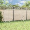 vidaXL Outdoor Dog Kennel with Roof Silver 2x14x2.5 m Galvanised Steel