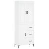vidaXL Highboard White 69.5x34x180 cm Engineered Wood
