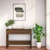 vidaXL Console Table Brown Oak 100x35x76.5 cm Engineered Wood