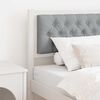 vidaXL Headboard Other White and light grey 80 cm Solid pine wood