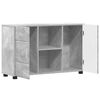 vidaXL Sideboard Concrete Grey 88.5 x 30.5 x 55.5 cm Engineered Wood
