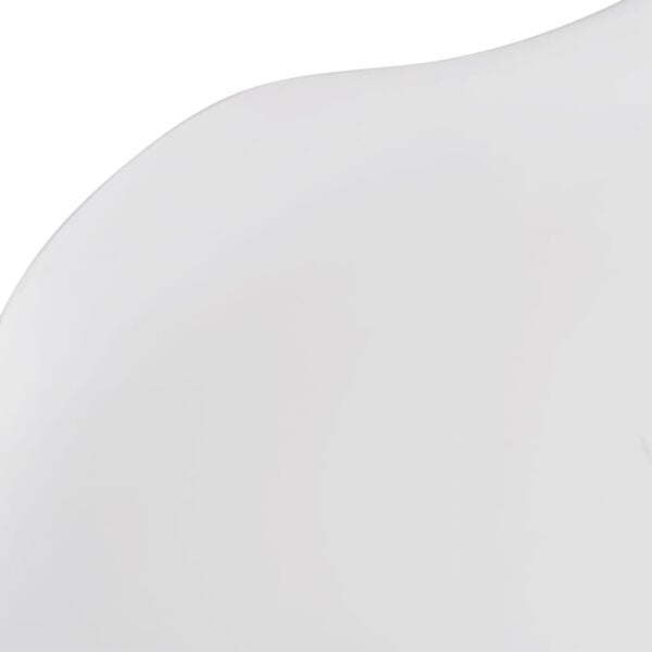 vidaXL Dining Chairs 4 pcs White Plastic and Beech Wood