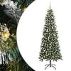 vidaXL Artificial Christmas Tree with 300 LEDs with Stand Green 240 cm