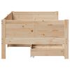 vidaXL Daybed with Drawers without Mattress 80x200 cm Solid Wood