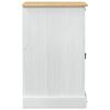vidaXL HiFi cabinet White 60 x 50 x 82 cm Solid Pine Wood