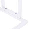 vidaXL Freestanding Towel Rack White 48x24x78.5 cm Iron
