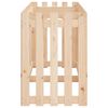 vidaXL Garden Raised Bed with Fence Design 200x50x70 cm Solid Wood Pine