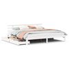 vidaXL Bed Frame with Drawers without Mattress White 180x200 cm Super King