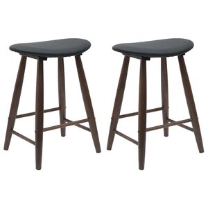 vidaXL Dining Chairs 2 pcs Light Brown 46 x 37 x 63 cm