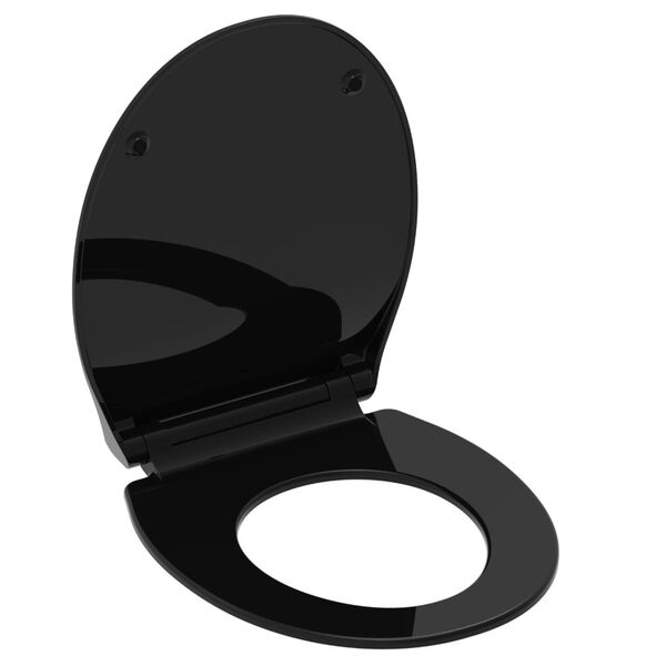 SCH&Uuml;TTE Toilet Seat SLIM BLACK Duroplast