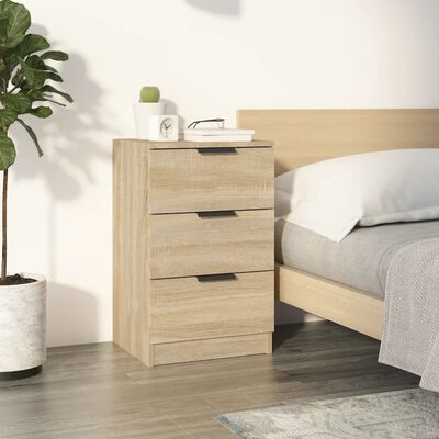 vidaXL Bedside Cabinet Sonoma Oak 40x36x65 cm