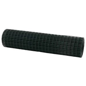 vidaXL Euro Fence Green 1 x 25 m PVC-coated iron