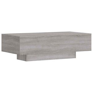 vidaXL Coffee Table Grey Sonoma 100x49.5x31 cm Engineered Wood