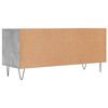 vidaXL TV Cabinet Concrete Grey 100x34.5x44.5 cm Engineered Wood