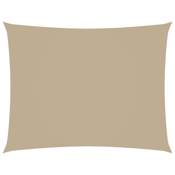vidaXL Sunshade Sail Oxford Fabric Rectangular 3.5x4.5 m Beige