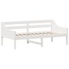 vidaXL Day Bed without Mattress White 75x190 cm Small Single Solid Wood Pine
