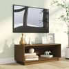 vidaXL TV Cabinet Honey Brown 90x35x35 cm Solid Wood Pine