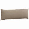 vidaXL Sofa Pillows 2 pcs Taupe 120 x 40 cm Fabric