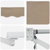 vidaXL Electric Retractable Awning Beige 3.5 x 2.5 m