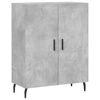 vidaXL Sideboard Concrete Grey 69,5x34x90 cm Engineered Wood