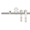 vidaXL Sliding Door Hardware Kit 400 cm Stainless Steel Silver