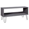 vidaXL Coffee Table "New York" Grey Solid Pine Wood