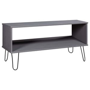 vidaXL Coffee Table "New York" Grey Solid Pine Wood