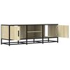 vidaXL TV Cabinet Sonoma Oak 120x35x41 cm Engineered Wood and Metal