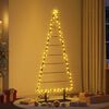 vidaXL Metal Christmas Tree with Stand Black 180 cm Steel
