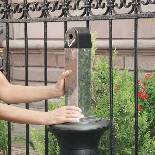 Rubbermaid Outdoor Ashtray Tuscan Black