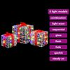 vidaXL Gift Box with 60 LEDs 3 pcs Multicolour 20 x 20 x 20 cm Acrylic