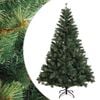 vidaXL Artificial Hinged Christmas Tree 120 cm PVC and Metal Green