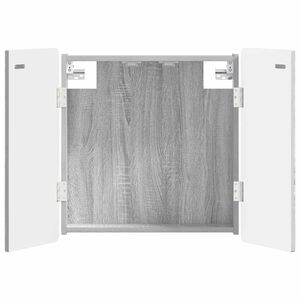 vidaXL Dartboard Cabinet ZWOLLE Grey Sonoma 52.5 x 10.5 x 57.5 cm
