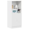 vidaXL Kitchen Cabinet White 57x41.5x131.5 cm Engineered Wood