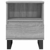 vidaXL Bedside Cabinet Grey Sonoma 40x35x50 cm Engineered Wood