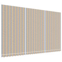 vidaXL Replacement Fabric for Awning Multicolour Stripe 6x3.5 m