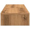 vidaXL Monitor Stand Riser Adjustable Artisian Oak 80x24x10.5 cm Engineered Wood