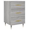 vidaXL Bedside Cabinet Grey Sonoma 40x40x66 cm Engineered Wood