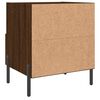 vidaXL Bedside Cabinets 2 pcs Brown Oak 40x35x47.5 cm Engineered Wood