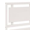 vidaXL Extra Long Bed Frame without Mattress White 160x220 cm Solid Wood