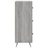 vidaXL Chest of Drawers Grey Sonoma 69.5x34x90 cm Engineered Wood