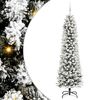 vidaXL Artificial Christmas Tree White 210 cm