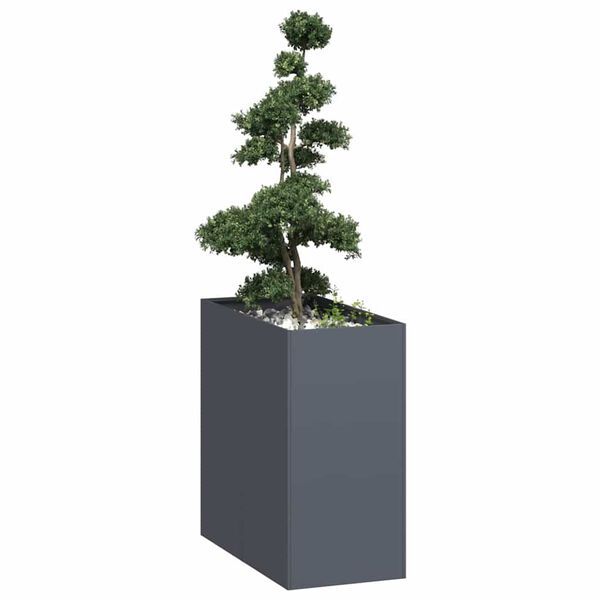 vidaXL Planter Anthracite 40x80x80 cm Steel