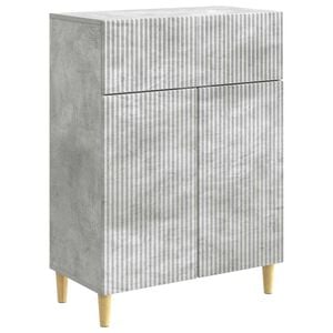 vidaXL Sideboard Concrete Grey 66 x 34.5 x 90 cm Engineered Wood
