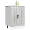 vidaXL Sink Base Cabinet Lucca Concrete Grey Engineered Wood